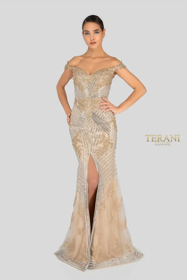 ⁦تيراني كوتور Terani Couture 1912GL9572⁩ - الصورة ⁦6⁩