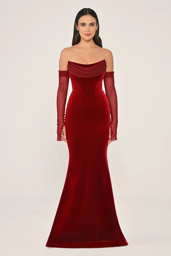 TIA COUTURE ALFABETA 6871 تيا كوتور مخمل - Image 5