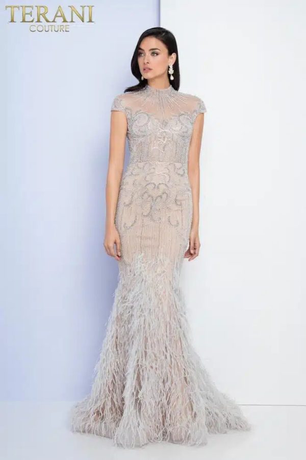⁦Terani couture 1721GL4446 تيراني كوتور⁩ - الصورة ⁦3⁩
